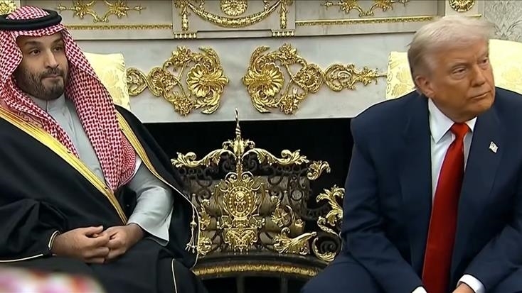 Президент США Дональд Трамп с наследным принцем Саудовской Аравии Мухаммедом ибн Салманом