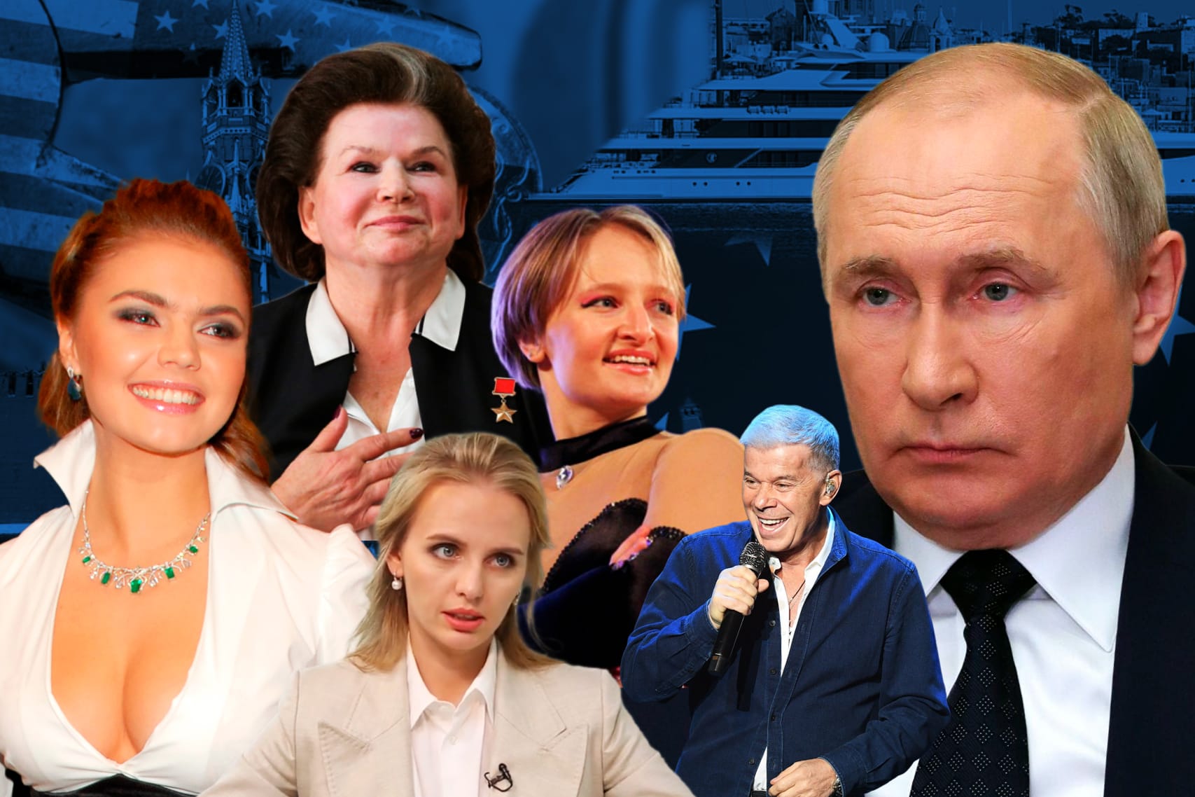 Кабаева, дочери Путина, Терешкова и другие: кого забыли включить в санкционные списки