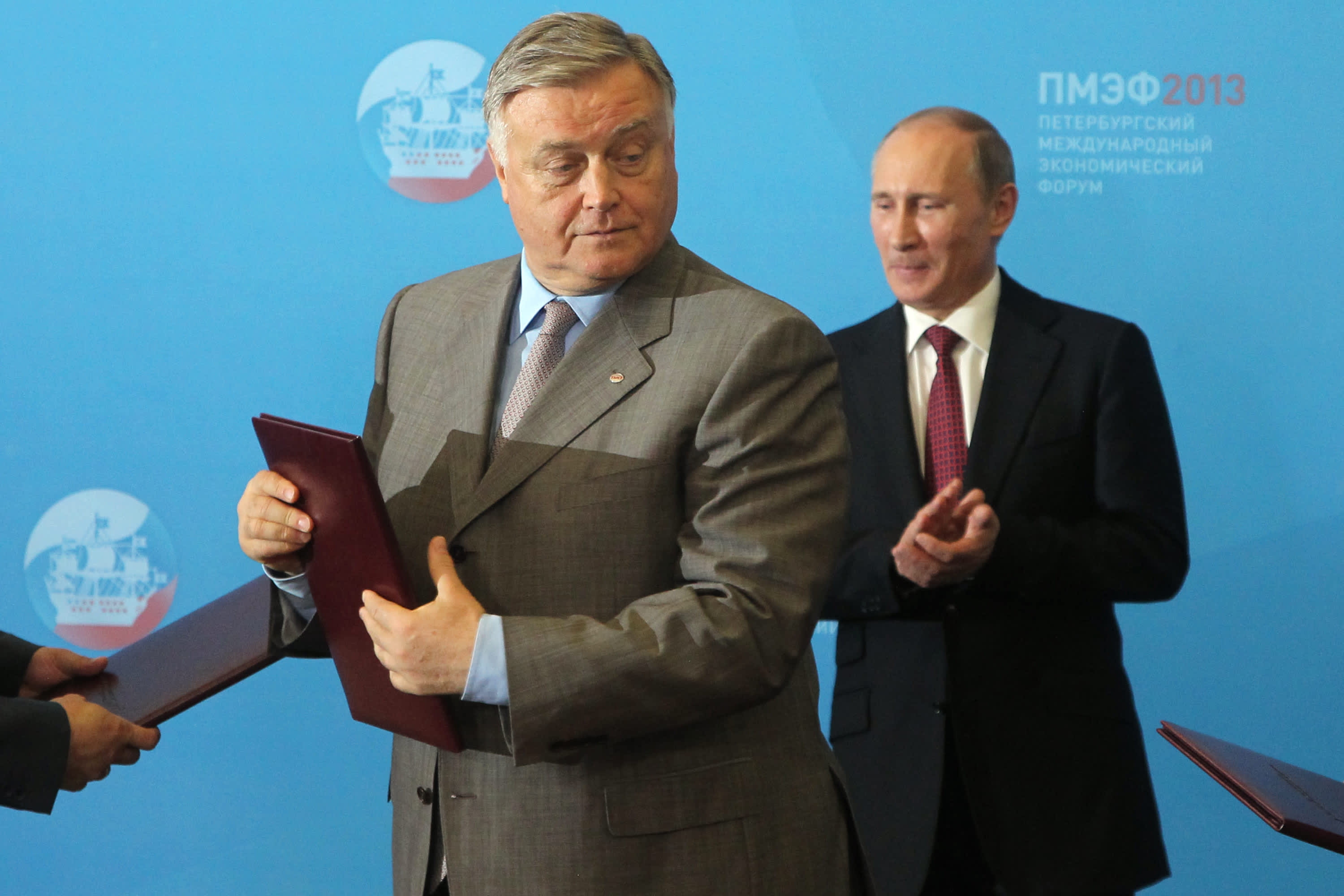 Владимир Якунин и Путин