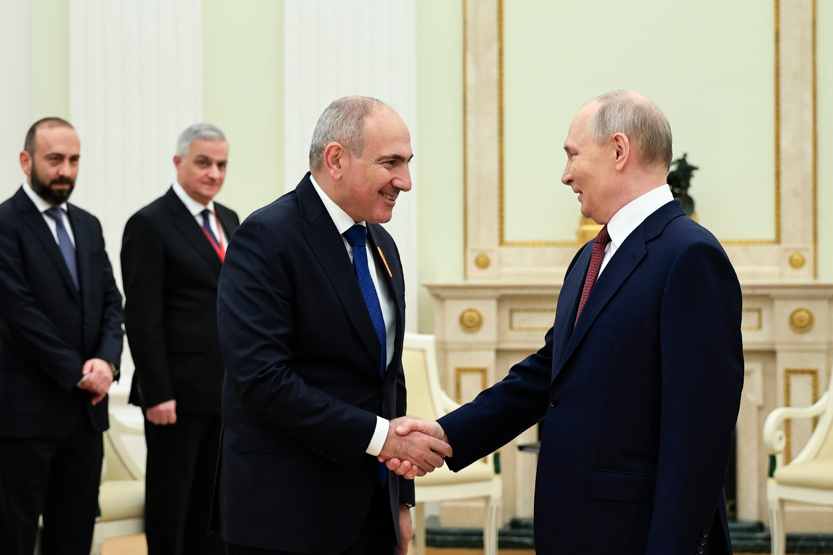 Встреча Никола Пашиняна и Владимира Путина 1 апреля 2026 года